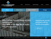 Tablet Screenshot of carlowprecast.com